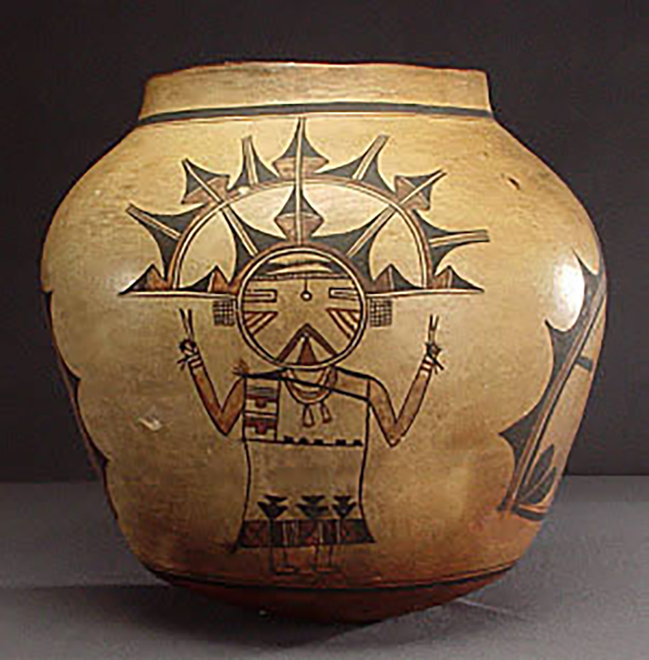 Polacca Polychrome jar, around 1900. ASM #GP913-x-1.