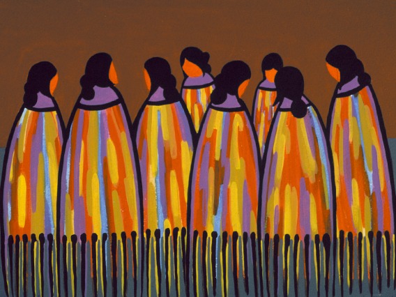 Navajo Maidens (1970) by Manfred Susunkewa