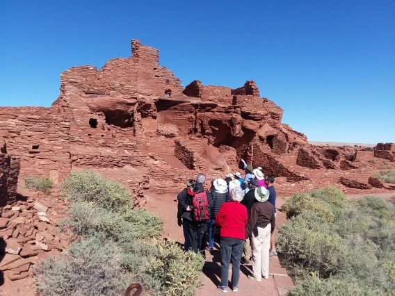 people viewing mountain scenery 