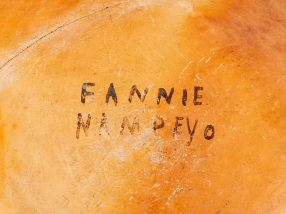 detail of E-8110 showing signature of Fannie Nameyo