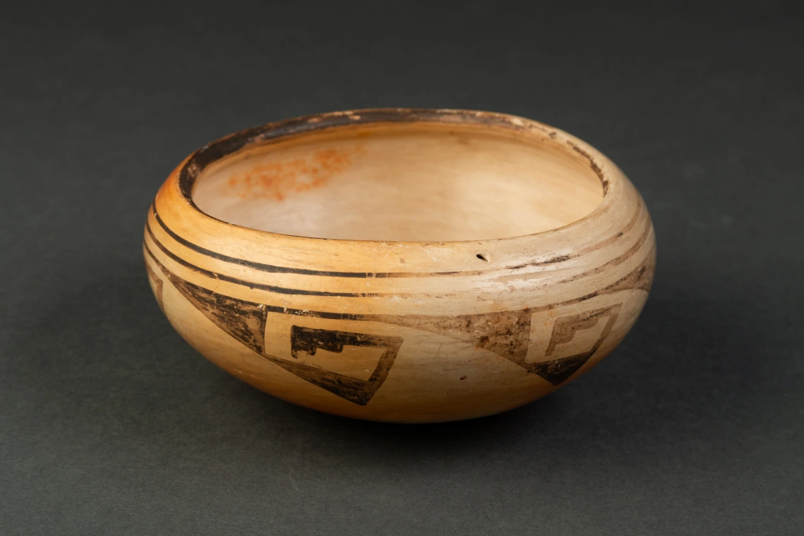 small polychrome bowl