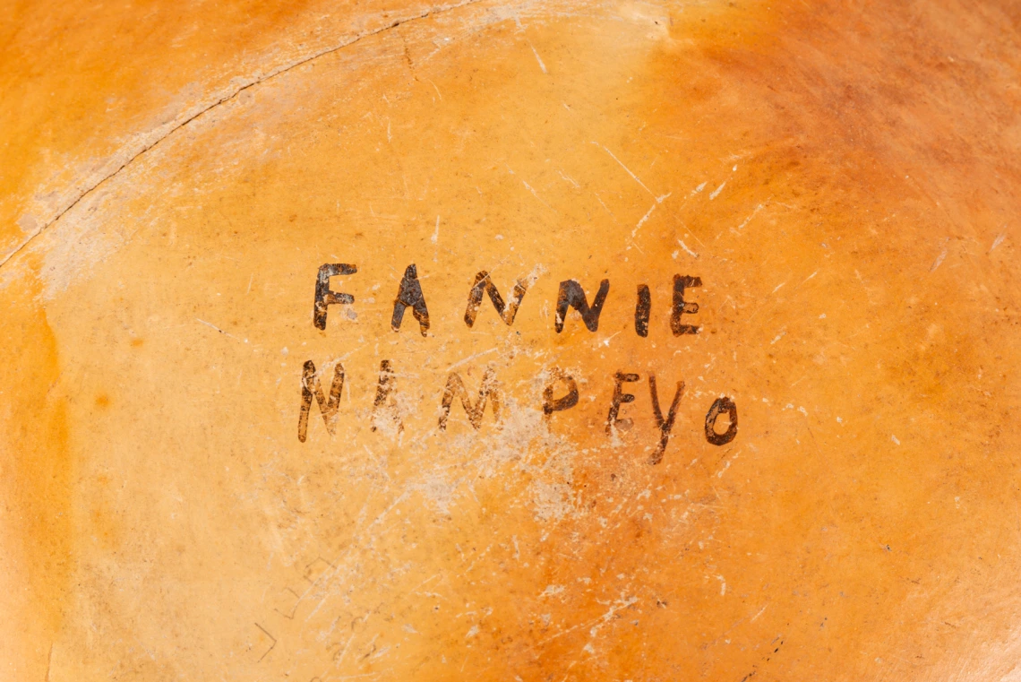 detail of E-8110 showing signature of Fannie Nameyo