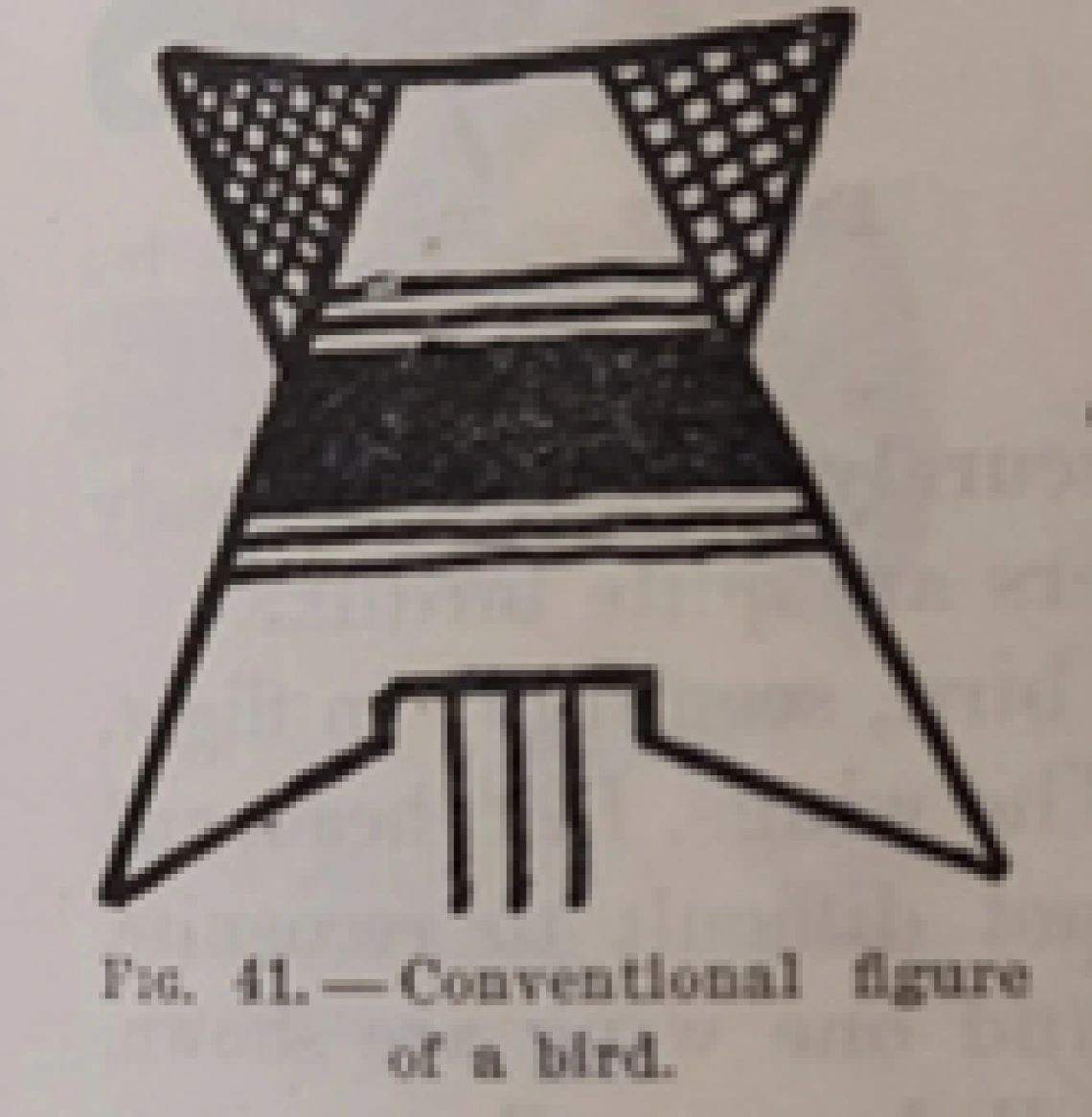 details of a so-called bird design on Hopi polychrome pottery