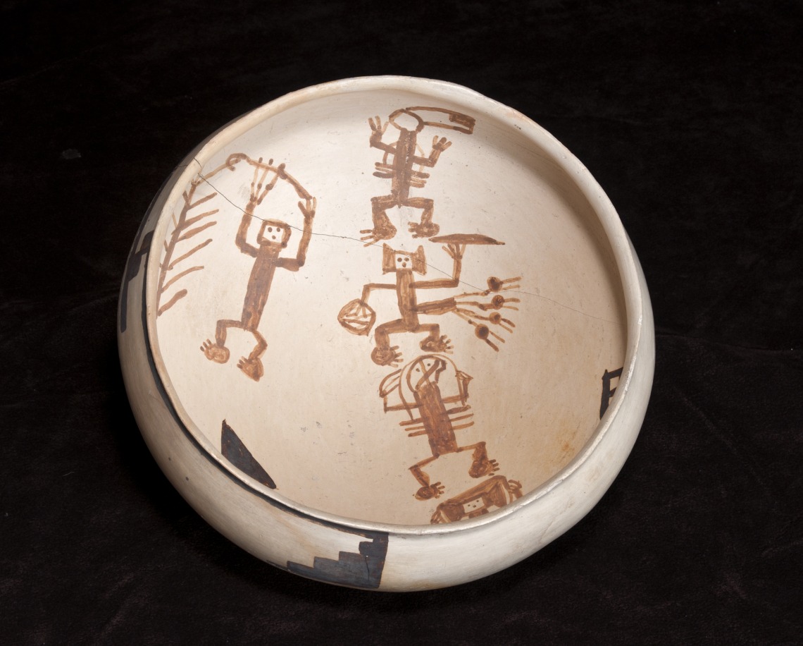 Sikyatki Polychrome Bowl, Ancestral Hopi/northern Arizona, dating to as early as 1425 CE