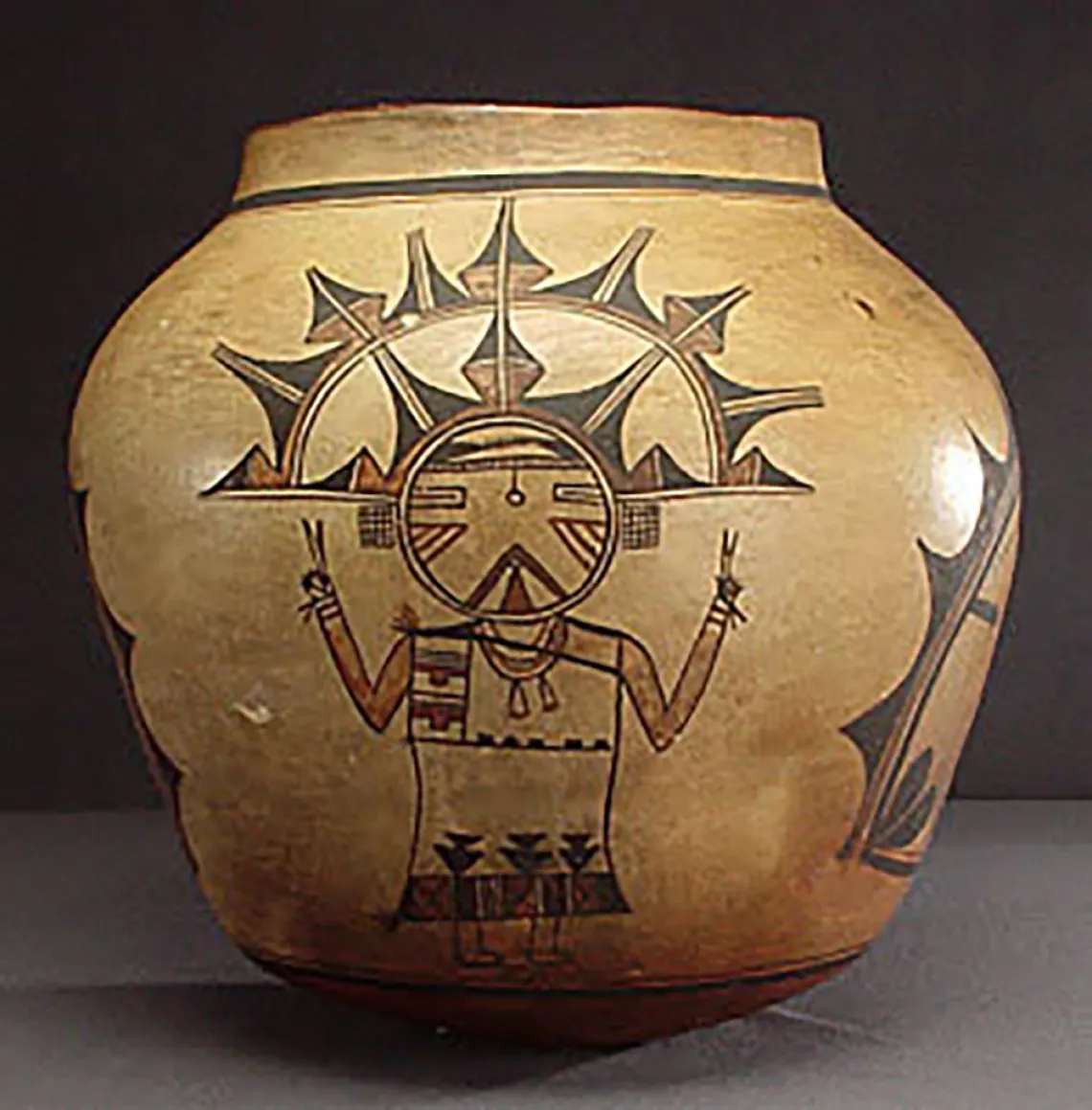 Polacca Polychrome jar, around 1900. ASM #GP913-x-1.