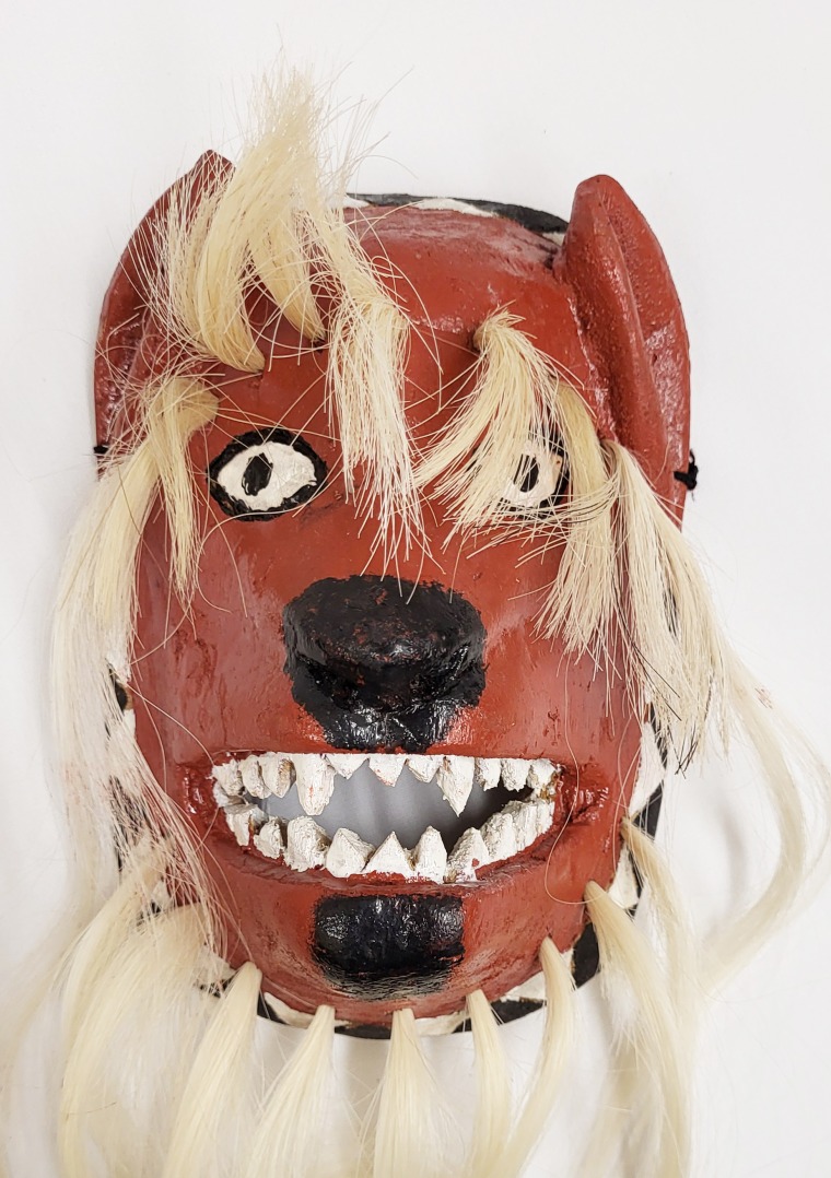 Red dog mask