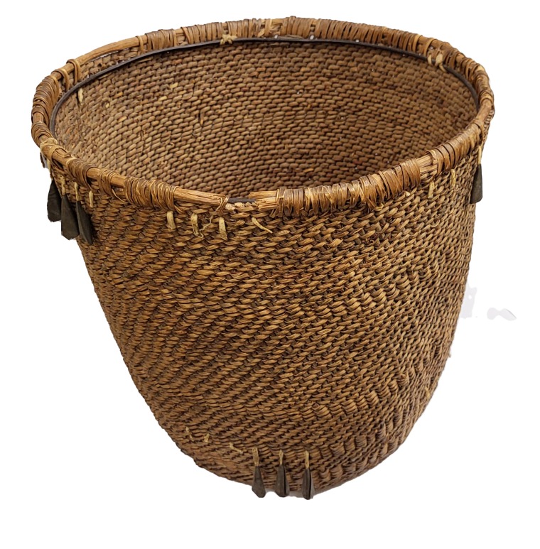 Western Apache twined burden basket