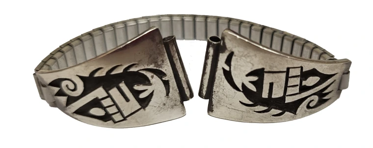 silver watch band