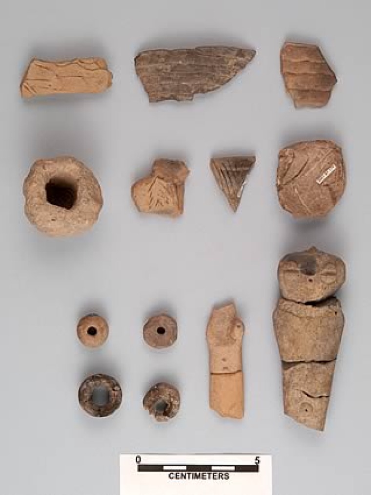 fired clay objects