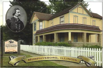 Official postcard of the General John A. Logan Museum