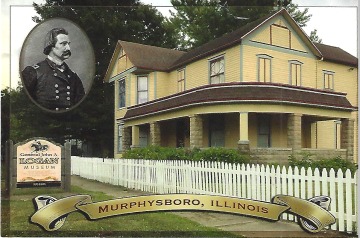 Official postcard of the General John A. Logan Museum