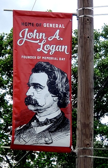 John A Logan banner