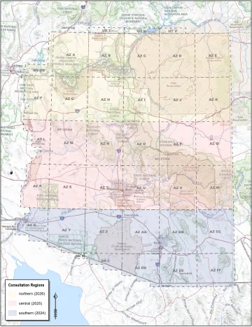 map of Arizona