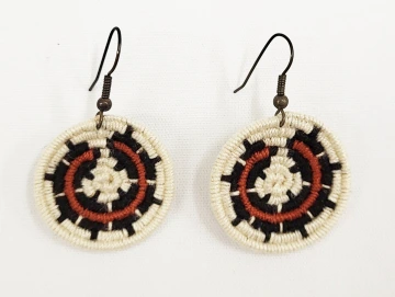 Navajo wedding basket earrings