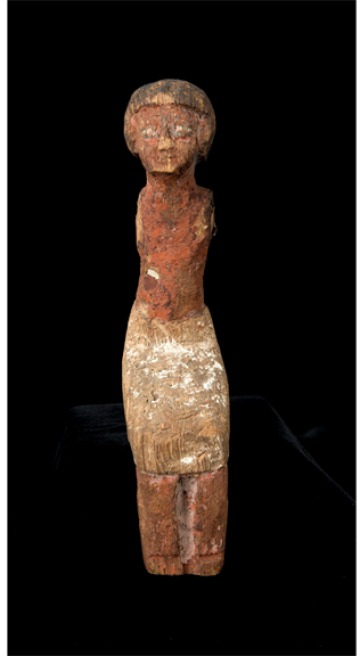Seated Wooden Tomb Figure