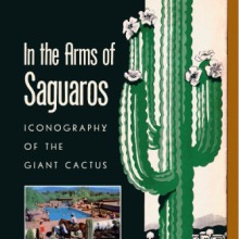 Cover of a book entitled, "In the Arms of the Saguaros"
