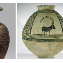 a variety of world pottery